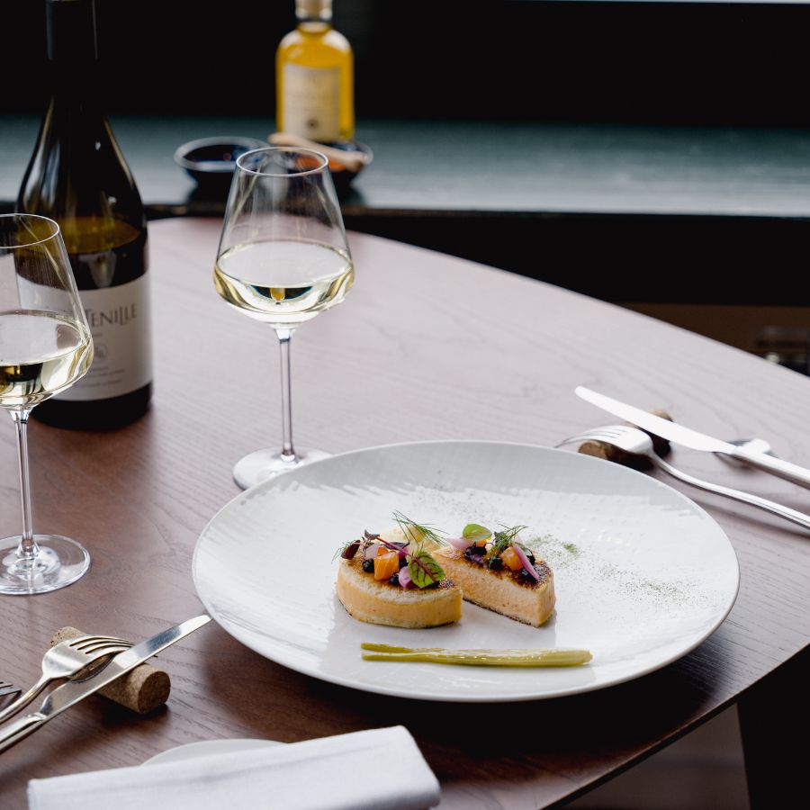 Gastronomic lunch by Chef Philippe Moreno at Les Hortensias du Lac